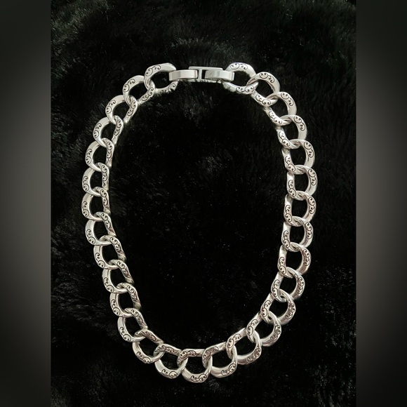 Brighton 💕 Beautiful Engraved on Front and Back Chain Link Necklace w/ Wrapping - Picture 7 of 9